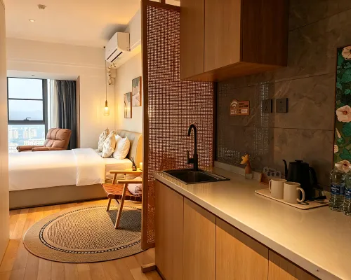 Tengjianmu Designer Selected Homestay (Maoye Times Shangdi Plaza) Hotels in Zibo