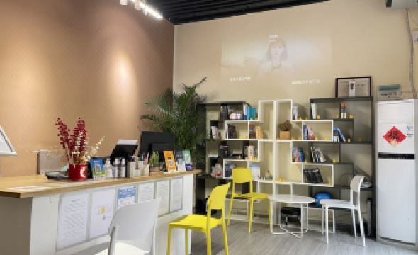 contains furniture and storage space at Yue City Youth Apartment