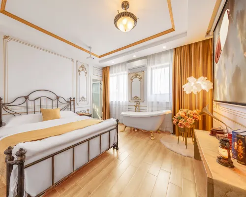Zhuhai Guanli Shanyueli Homestay (Yuwenquan Store) Hotel in zona Tempio Jintai