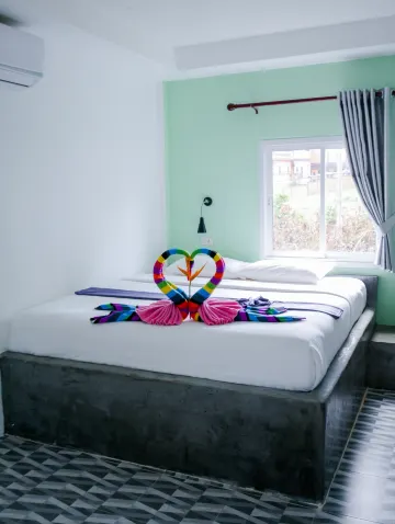 ห้องดีลักซ์วิวสวนที่ 1(เตียงคิงไซส์)