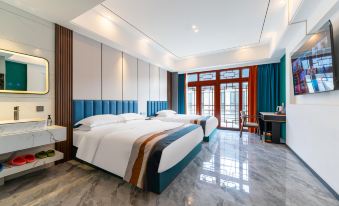 Xi'an Hefeng  Yazhu Hotel (Big Wild Goose pagoda Store in Datang Night City)