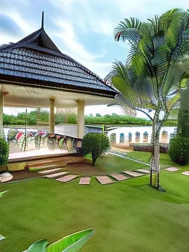 รูปภาพของบ้านน้ำเป็น รีสอร์ท