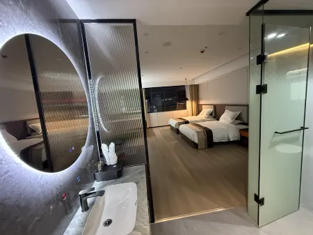 Chuyun Hotel (Baokang High-Speed Railway Station) Отели в г. Баокан