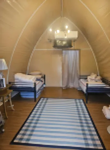 Nami Island campsite in Gapyeong