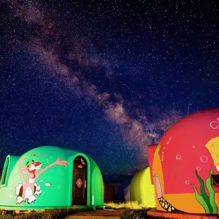 Wulan Mountain Scenic Spot Visitor Center, Hexiantou Town, Erguna, Inner Mongolia, China