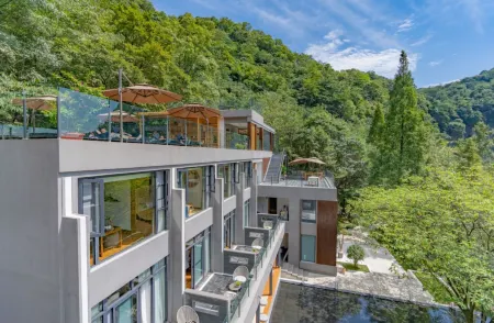 Qingsu Qingcheng private Tang forest Отели рядом с достопримечательностью «Qingchengshan Taoism College»