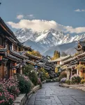 Reclusion·Panoramic Ancient City Forest Wellness & Café (Lijiang Old Town Hillside Designer Resort) - con vistas a la montaña