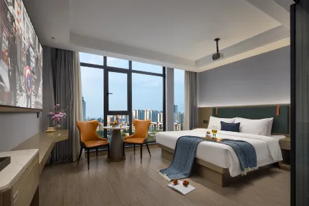 Yunxi Mingdu Hotel (Yiwu Wanda Plaza) Отели рядом с достопримечательностью «School of Modern Science and Technology, China University of Metrology (Yiwu Campus)»