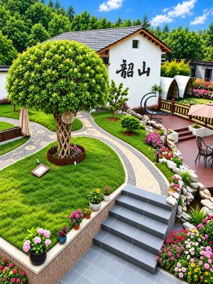 Shaoshan Love Shaoshan Talk · Mountain Scenery Courtyard Resort Garden B&B - بار