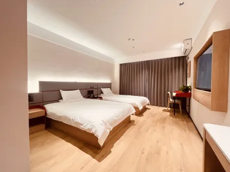 Shankee Chain Hotel (Yinchuan Lingwu Ningdong Bus Station) Отели рядом с достопримечательностью «Lingwu Xihu Park»