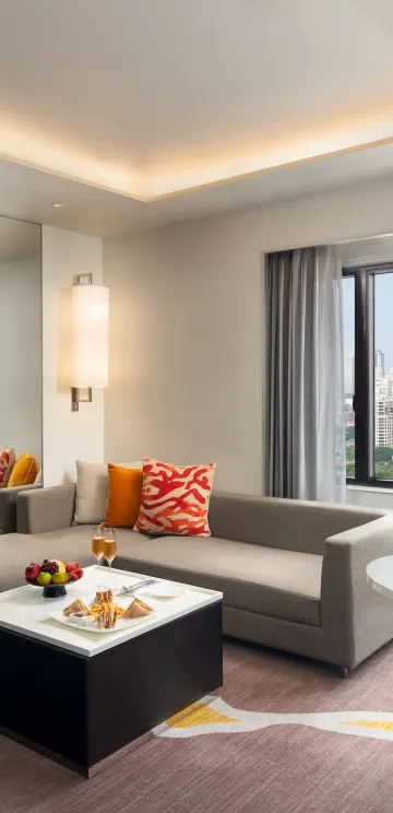 ห้องจูเนียร์สวีทเตียงคิงไซส์ วิวลุมพินี