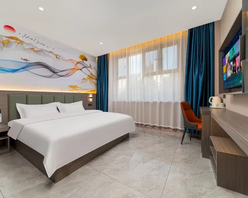 Ruiting Hotel (Harbin West Railway Station Wanda Plaza) الغرف Photos