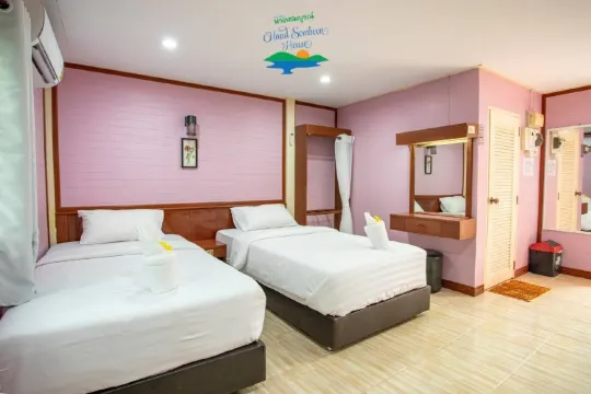 ห้องเตียงแฝด พร้อมระเบียง