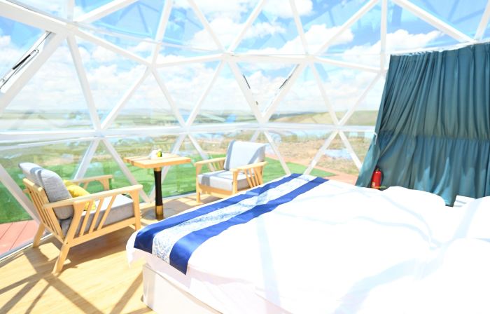 Hangcuo Wetland Dark Night Starry Sky Scenic Area Homestay