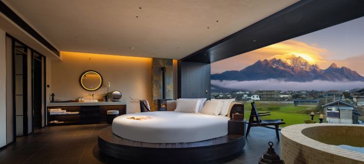 Luye Baisha · Rizhao Jinshan |  bathing pool | Snow Mountain Manor Holiday Home stay Ξενοδοχεία στην πόλη Γιουλόνγκ