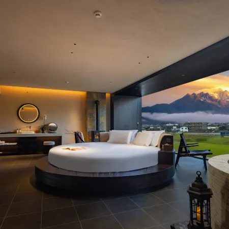 Luye Baisha · Rizhao Jinshan | bathing pool | Snow Mountain Manor Holiday Home stay
