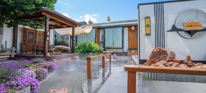 Huafeihua · Zen Aesthetics Homestay  From the street Hotels in Tekes