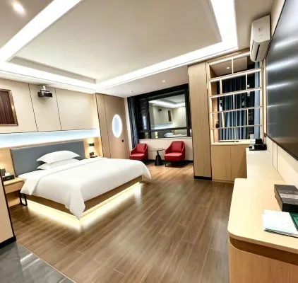 Lufeng Qingyuan Shiguang Hotel (Jieshi Town) - parcheggio