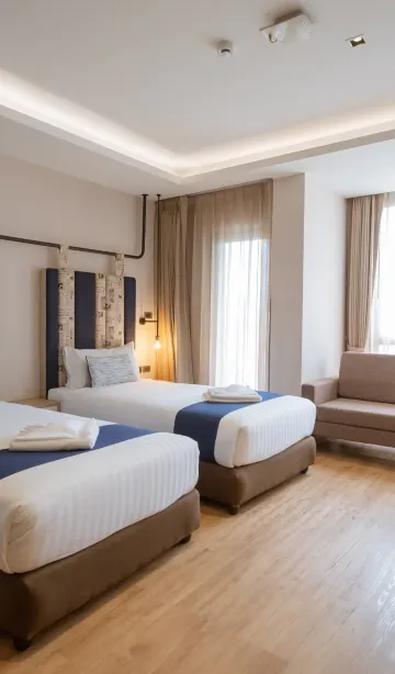 ห้องดีลักซ์ เตียงเดี่ยว 2 เตียง