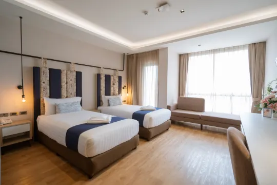 ห้องดีลักซ์ เตียงเดี่ยว 2 เตียง