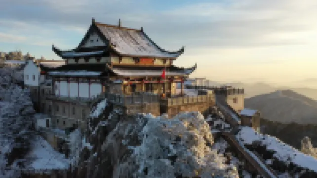 Fengyi Pavilion Homestay in Jiuhua Mountain.