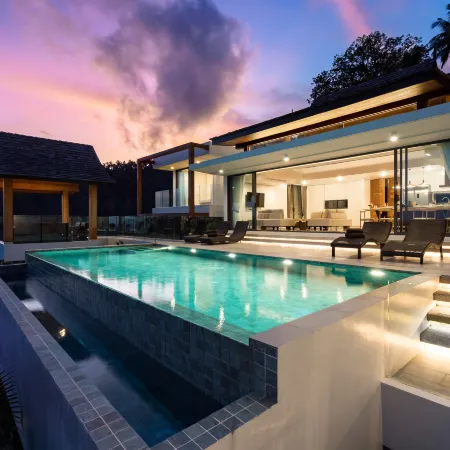 Samui Hideaway Seaview Infinity Pool Villa 3BR Rainforest Private Retreat with Butler & Breakfast