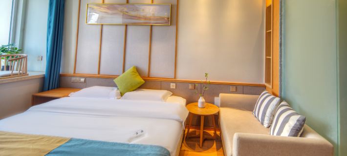Antu Light Luxury Apartment (Qingdao China Railway World Expo City) Hotel di Qingdao