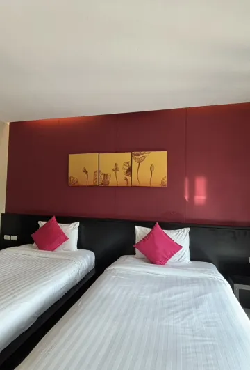 ห้องดีลักซ์ทวินวิวสวน