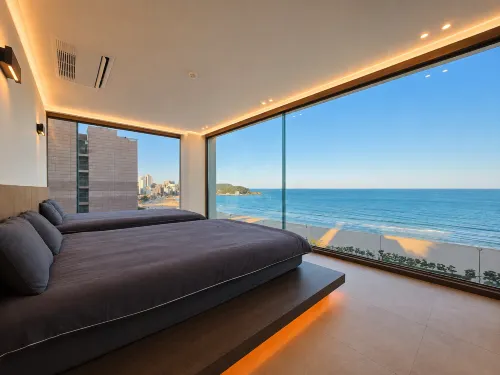 KAIVE Suite Busan Songjeong Signature - مبيت وإفطار