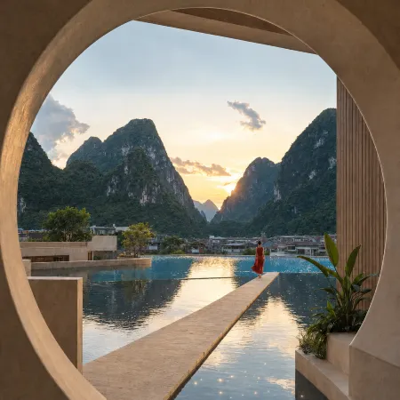 Lijiang • Muxin Resort Starry Sky Pool • Guilin Landscape Holiday Hotel