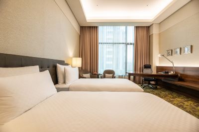 エリートツインルーム ミラマーガーデン台北の写真