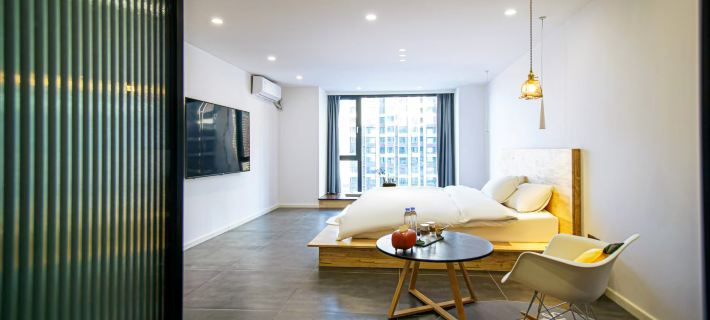 Youke Homestay (Wanda Plaza Branch, Datong High speed Railway Station) Hotéis em Datong
