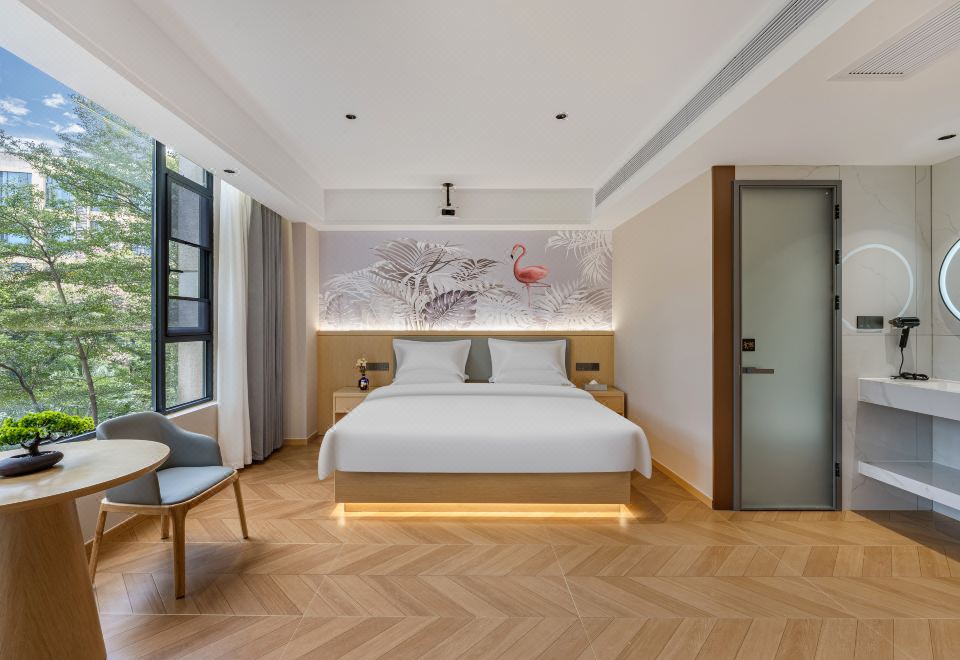 완팅 호텔 모던한 객실 내부