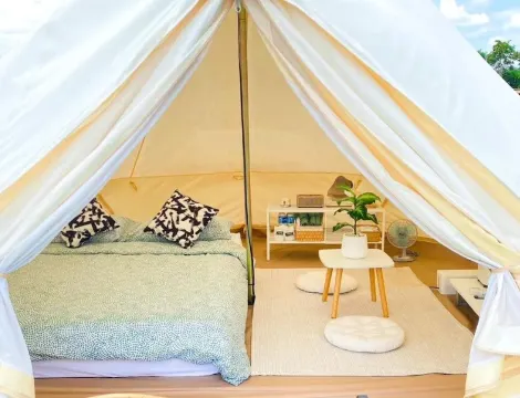 เต็นท์กระโจมเตียงเดี่ยว (โซน1)