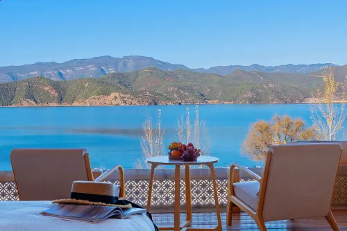 Lugu Lake bamboo • Xiqi homestay - مطابخ