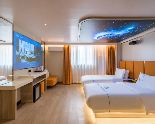 Dequan Luxury Hotel (Chaoyang Railway Station Shilipu Subway Station Branch) Zimmer Photos