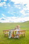 Sunset Mountain Reflects Snow · Private Hot Spring Villa (Ruoergai Western Ranch Store)