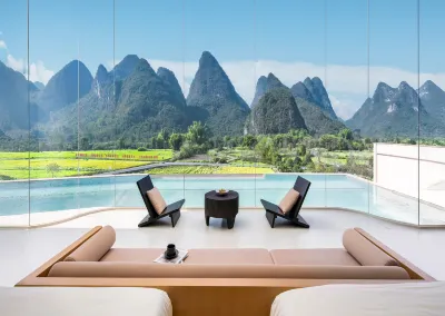 라이스 필드 리조트 (양숴 십리화랑 위룽허 지점) 옥룡강(위룽강) 관광지 주변 호텔