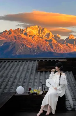 Jian Homestay (Baisha Ancient Town Branch) Hotels near Tuju Island Yulong Snow Mountain Nomadic Shili RV Self-Driving Campground