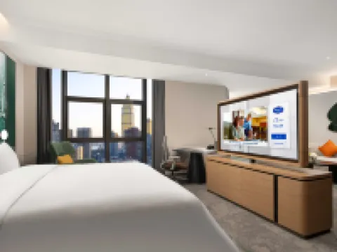 武漢天地漢口江灘希爾頓歡朋飯店 武漢住宿飯店