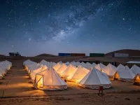 Moju ・ Star Gazing in Desert Sands ・ Bonfire Singing Camping Hotel