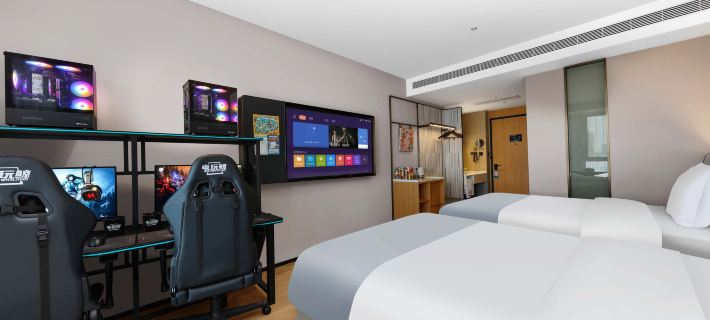 Dianwanjing E-sports Hotel (Lianshui Wuyue Plaza Branch) Hotel a Lianshui
