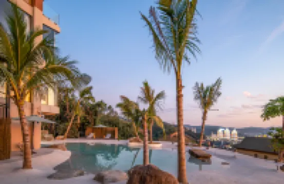 西雙版納景洪椿山夕上SAND POOL半山度假酒店