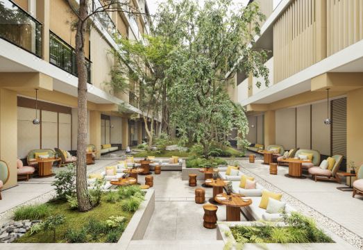 식스 센스 교토의 아름다운 실내 디자인