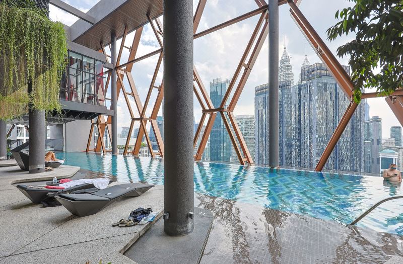 Scarletz Klcc @ Apartments By Gravity 【6mins Kuala Lumpur Tower（KL Tower） + Rooftop Infnity pool】 photo 4