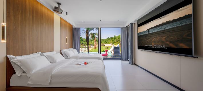 Half acre Terraced Fields · Terra Wilderness Starry Sky Pool · Vacation Designer Meisu Hôtels à&nbsp;: Ningguo