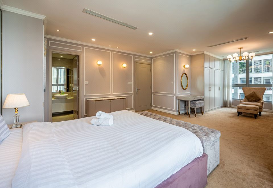 현대적인 침실 인테리어