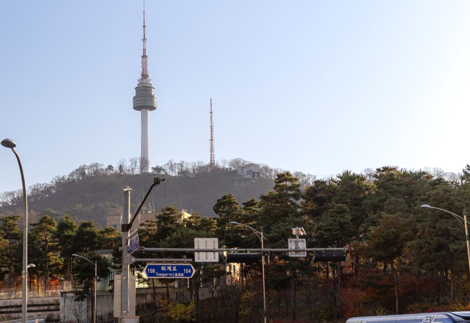 하이서울 호스텔 객실 또는 로비 인테리어