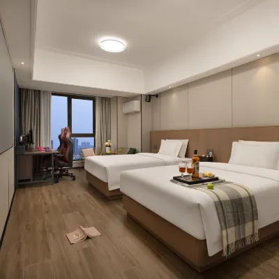 Manju Time Hotel (Shangrao Wanda Plaza) โรงแรมใกล้สวนหลูยู
