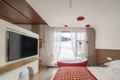 Qiongkushitai Shaohua Jinghao Homestay - Bergblick